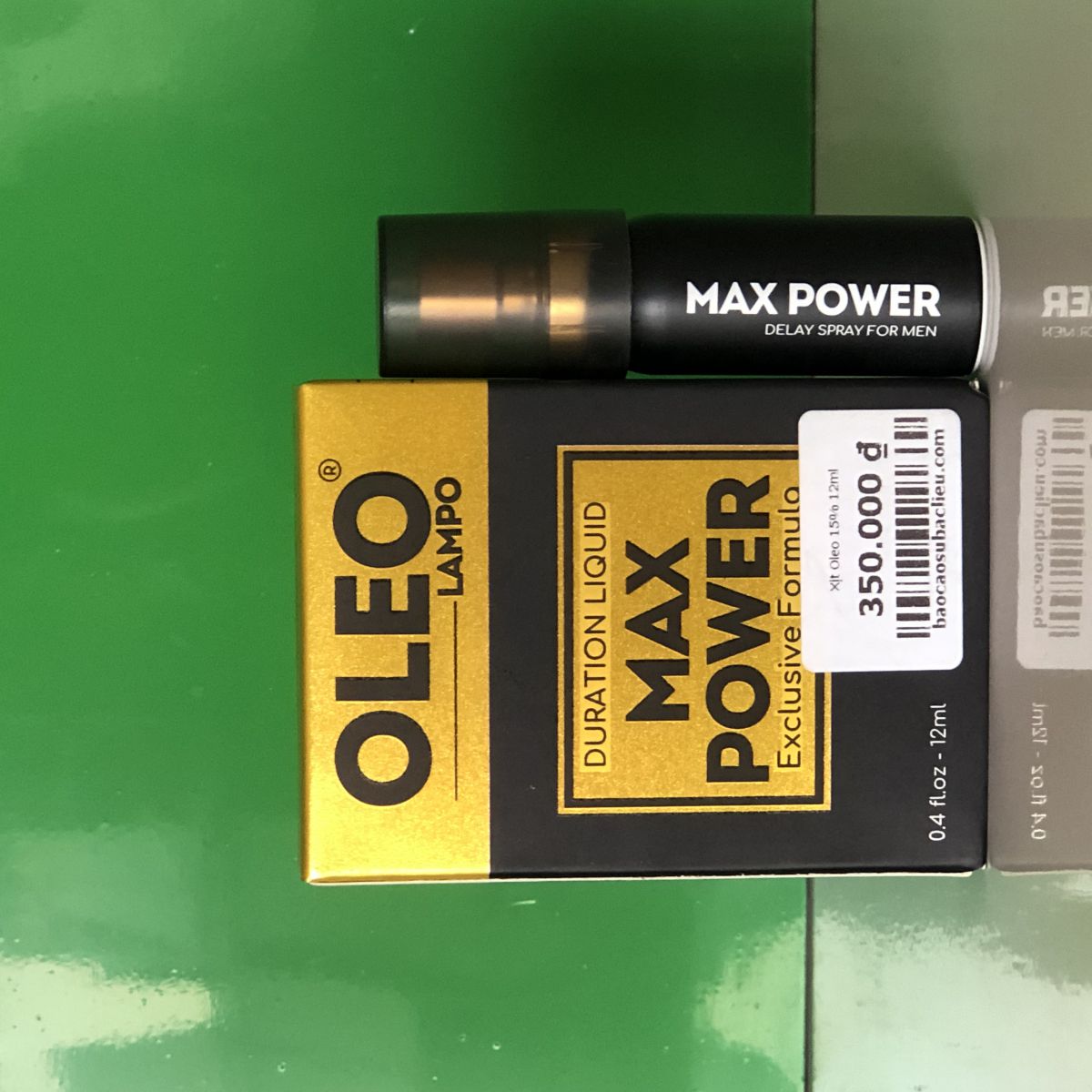 Thuốc xịt Oleo Lampo Max Power Kéo Dài Thời Gian Quan Hệ Cho Nam tại bao cao su Bạc Liêu