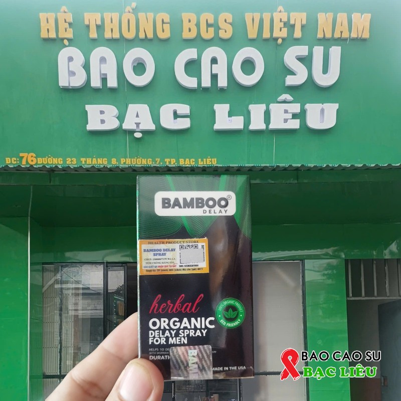 Thuốc Xịt Bamboo Herbal Organic Thảo Dược – Chống Xuất Tinh Sớm Cho Nam | Tại Bao Cao Su Bạc Liêu